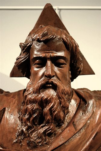 Dieu le Père -  Sculpture murale en bois